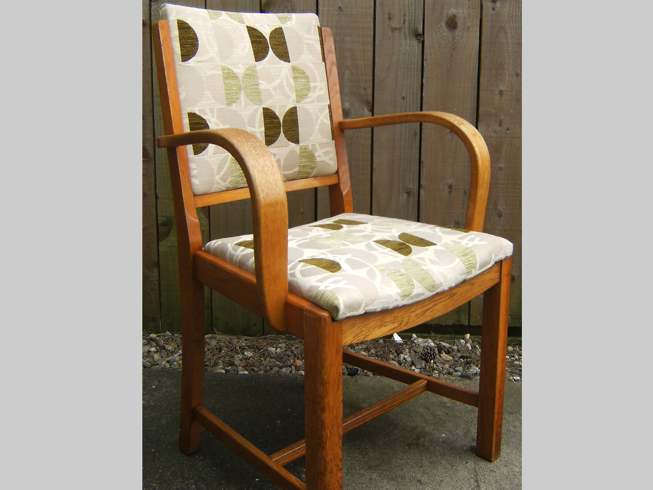 60s ash desk chair finished